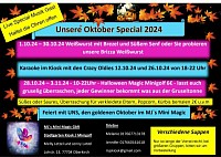 Oktober, Angebot, Stadtgarten, Oberkirch, Karaoke, Weißwurst, Brezel, Halloween, Minigolf